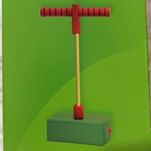 NIB Red & Green Foam Pogo Jumper
